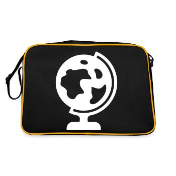 Globe icon icon - Retro Bag - black/gold - Back