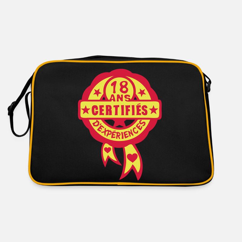 18 ans anniversaire certifie experience Sac Retro
