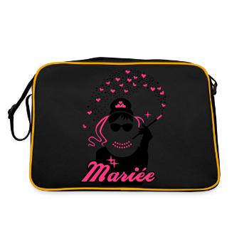 bride - EVJF - Team Bride - movie - Retro Bag - black/gold - Back