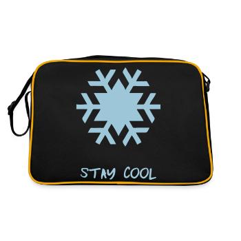 stay cool - Retro Bag - black/gold - Back