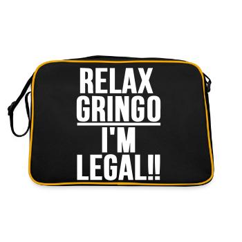 relax gringo - Retro Bag - black/gold - Back