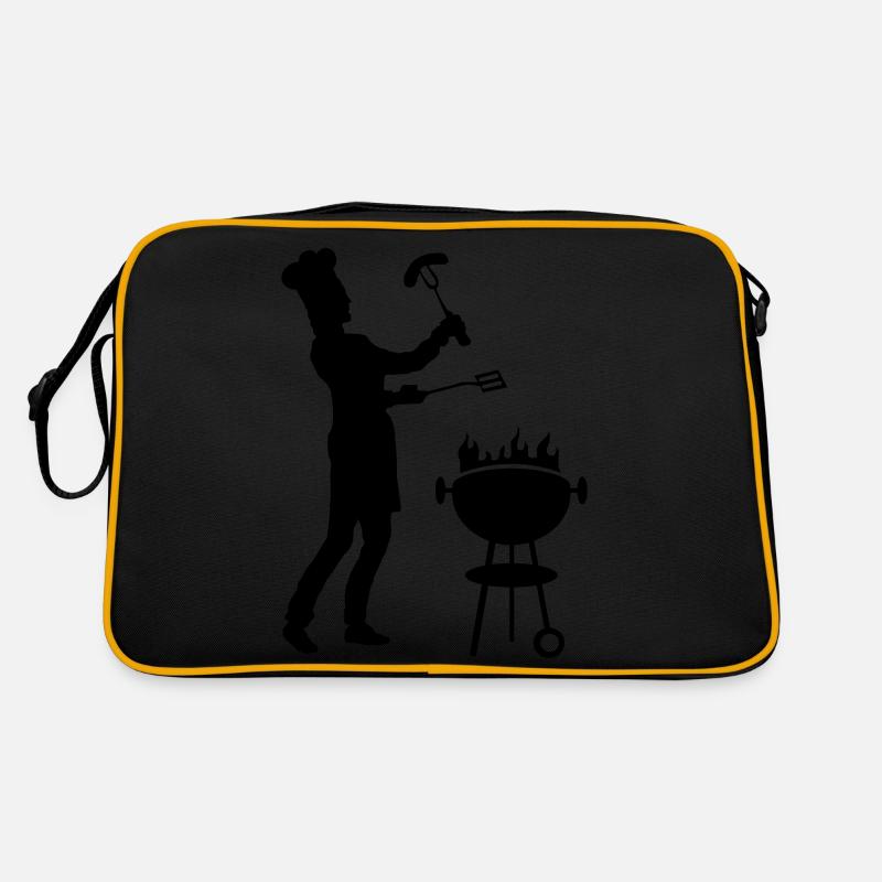 Freizeit - Mann Grill Retro Tasche