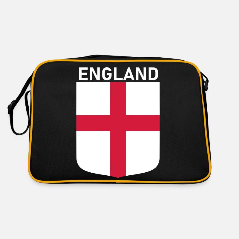 England - Retro Tasche - Schwarz/Gold