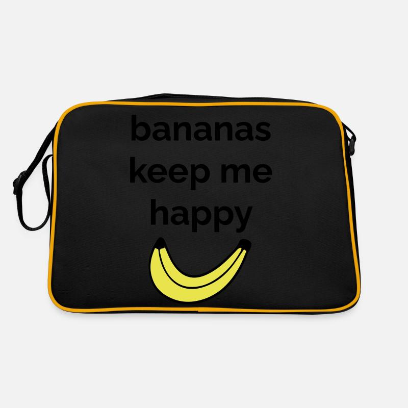 Bananas keep me happy Sac Retro