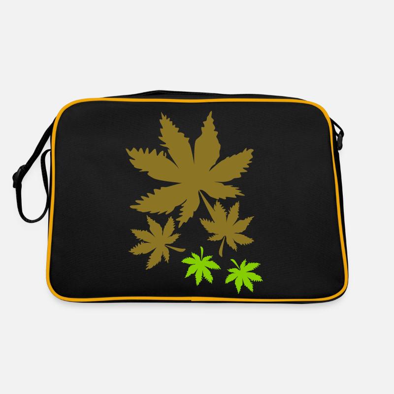 Herbstlaub Retro Tasche