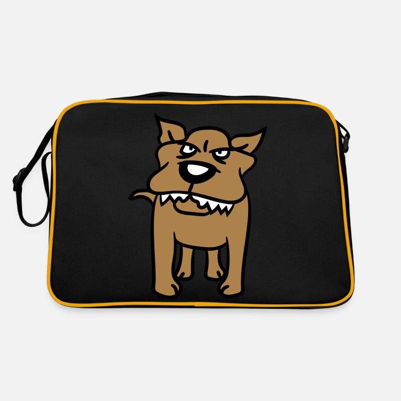 Dog, Monster, Evil, , Wolf, Sharp Teeth Retro Bag