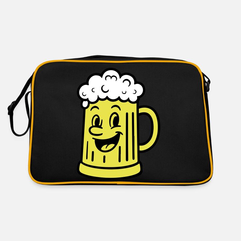 Bierkrug Comic Bier Retro Tasche