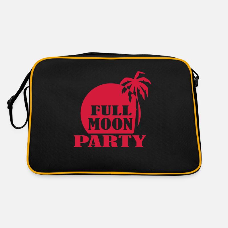 Full Moon Party - Sac Retro - noir/or