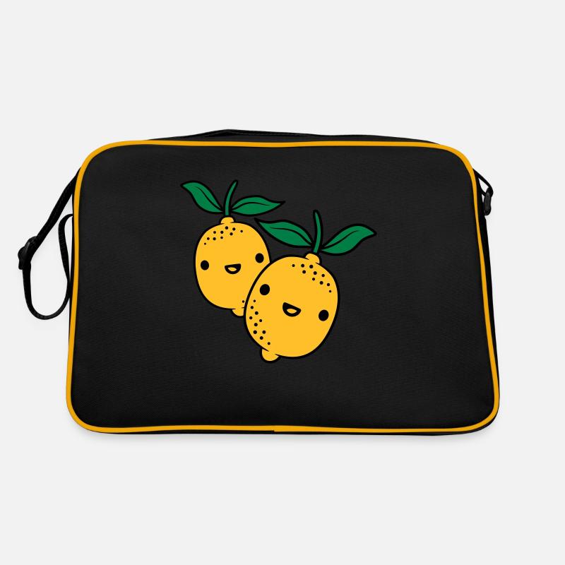 2 citrons kawaii Sac Retro