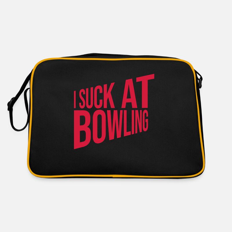 I suck at bowling Retro Tasche
