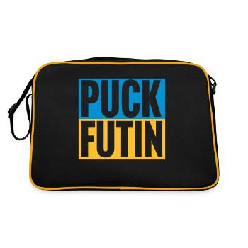 Conception du logo Puck Futin - Sac Retro - noir/or - Dos