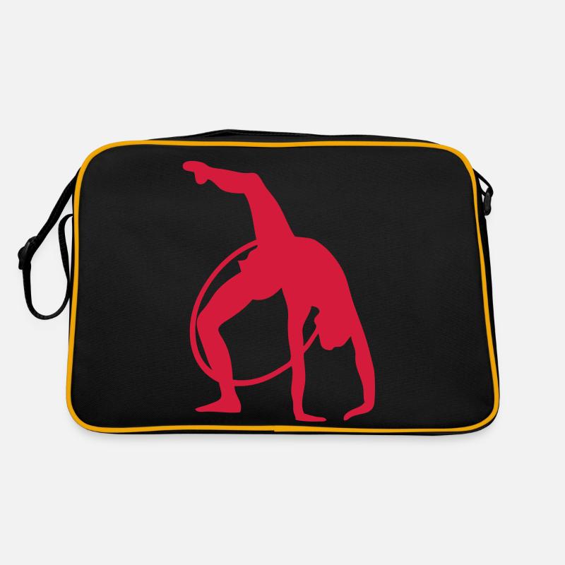 grs gymnastique rythmique sportive7 - Sac Retro - noir/or