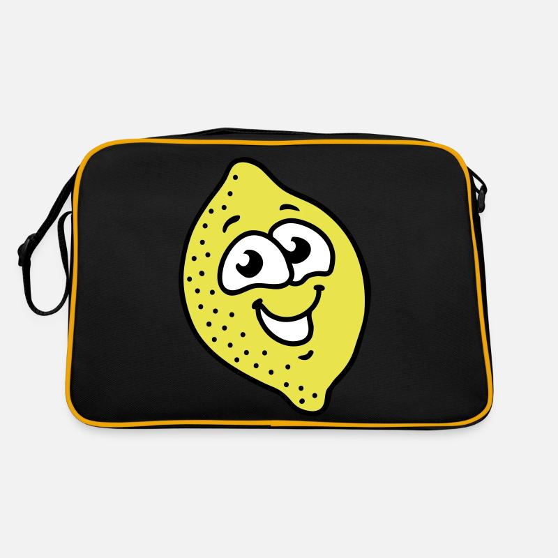 Zitrone 3 Retro Tasche