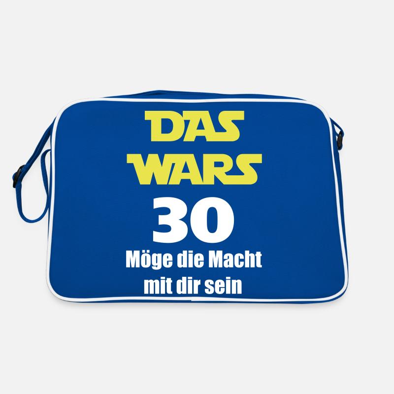 Geburtstag 30 Retro Tasche
