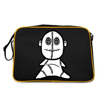 voodoo puppe - Retro Tasche - Schwarz/Gold - Hinten