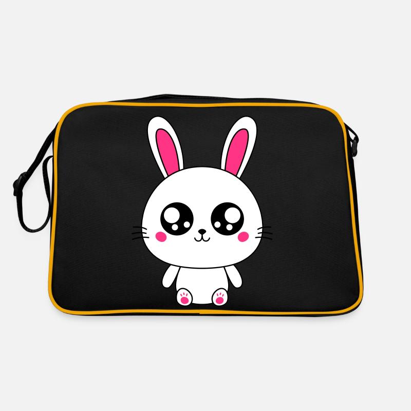 Süßes Kaninchen Retro Tasche