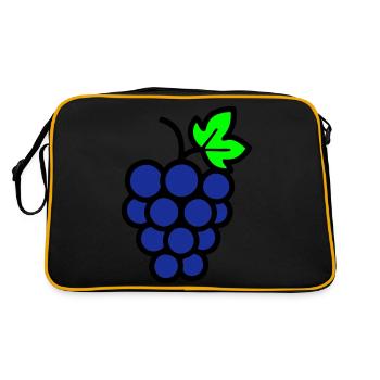 Raisins Bande Dessinée - Sac Retro - noir/or - Dos