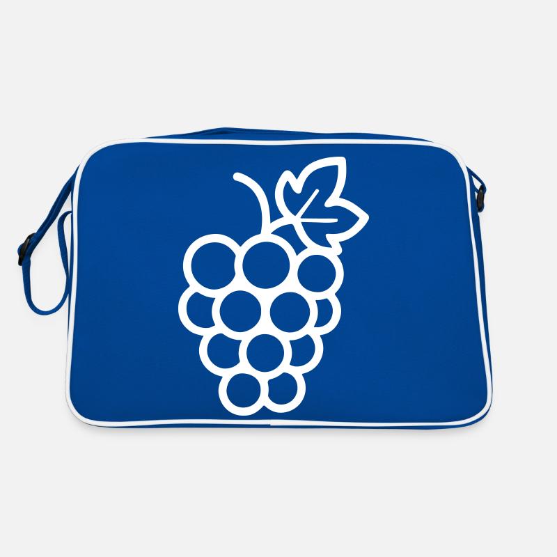 Grapes Symbol Retro Bag
