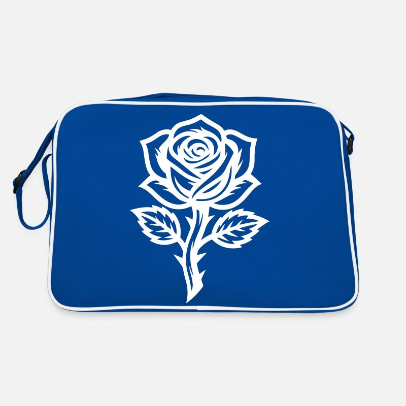 Icône de fleur de rose Sac Retro