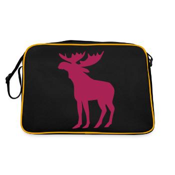 wapiti - Sac Retro - noir/or - Dos