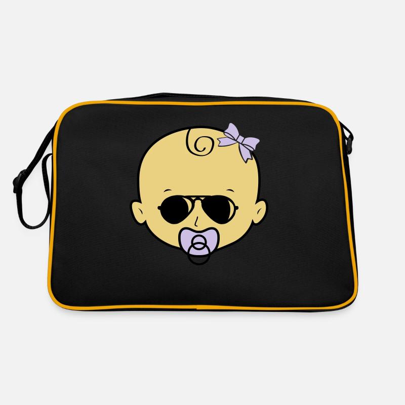 Lunettes de soleil pour bébé fille Sac Retro