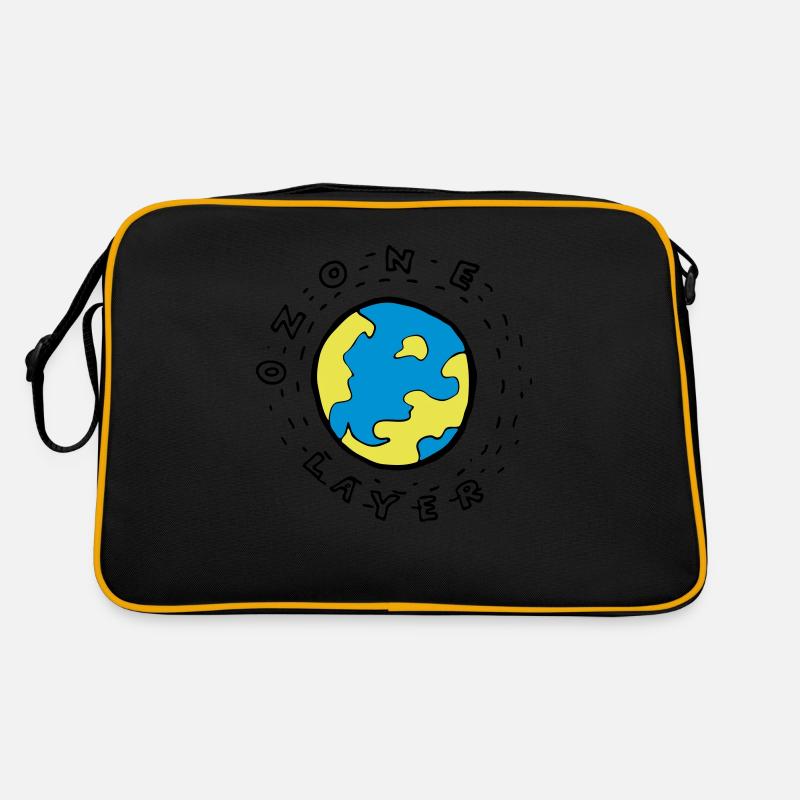 Earth's Ozone Layer Drawing Retro Bag
