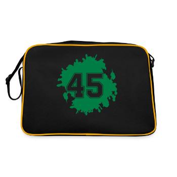 Blob 45 - Sac Retro - noir/or - Dos