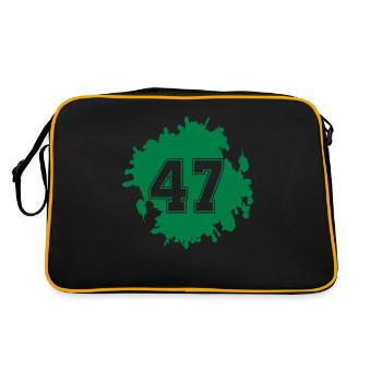 Blob 47 - Sac Retro - noir/or - Dos