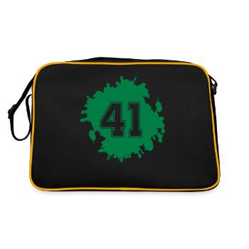 blob 41 - Retro Bag - black/gold - Back