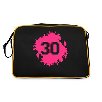 Blob 30 - Sac Retro - noir/or - Dos