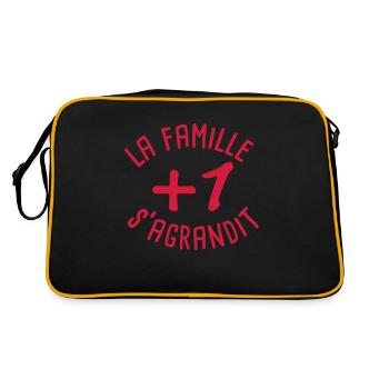 Bébé+1 - Sac Retro - noir/or - Dos