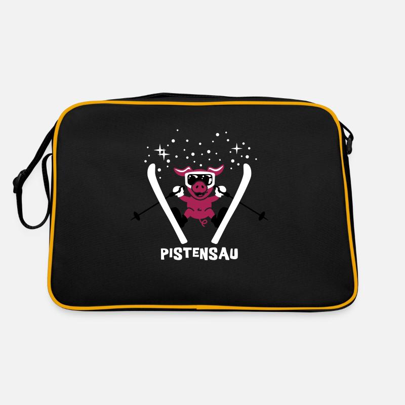 Pistensau Text 3C Retro Tasche