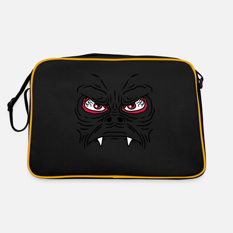 Monster Face Retro Bag