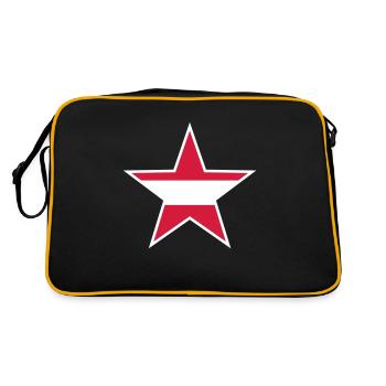 Austria Star Design - Sac Retro - noir/or - Dos