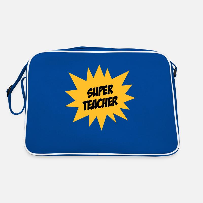 Ecole / Prof / Instit / Professeur / Maîtresse Sac Retro