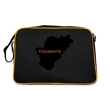 charente - Sac Retro - noir/or - Dos