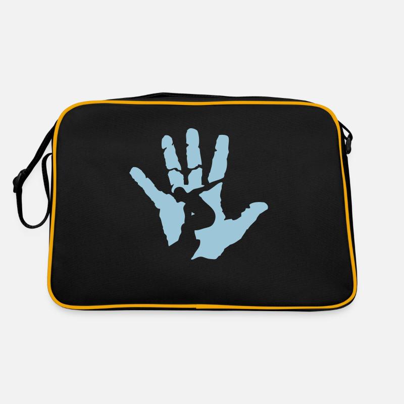 main surf logo surfeur Sac Retro