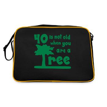 40 - Retro Bag - black/gold - Back