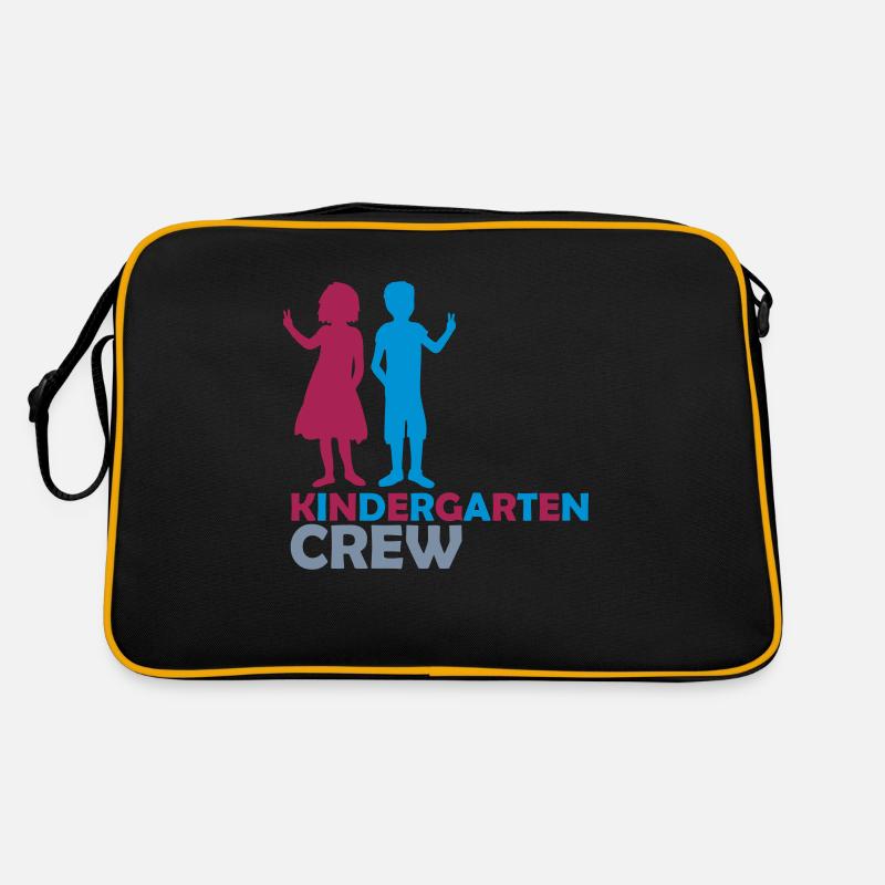 Brother Sister Kindergarten Crew Retro Bag