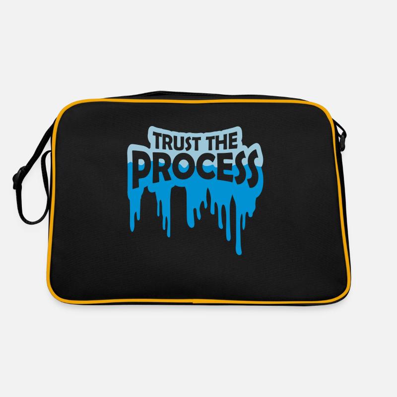 trust the process Quote Retro Bag
