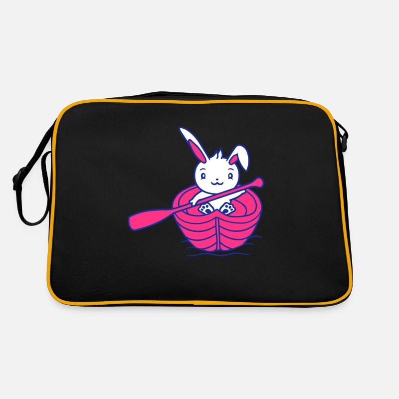 Mignon lapin lapin pagaies aviron cher Sac Retro