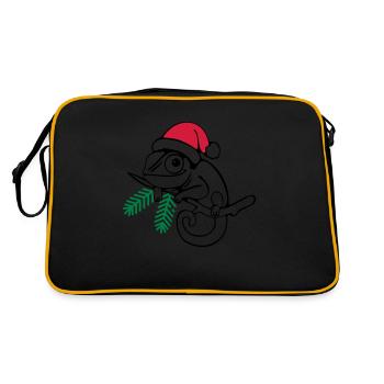 Lui Noël Tricolore - Sac Retro - noir/or - Dos