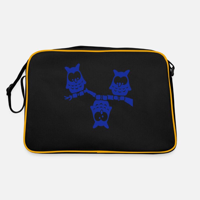 3 Owls Crazy Different Especially Funny Branch Team Retro Bag