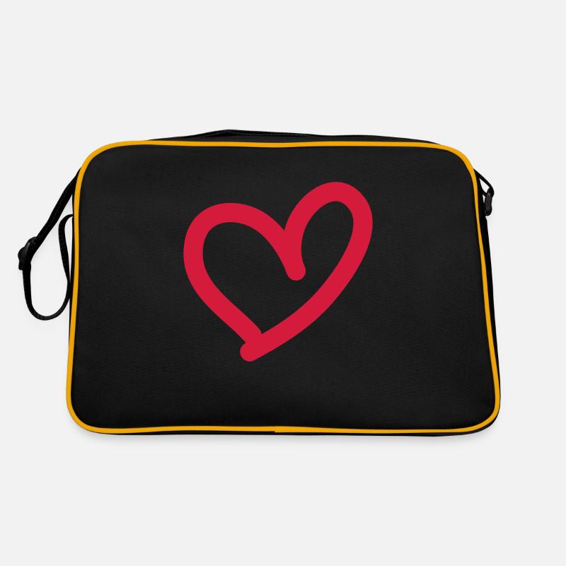 Herz- Retro Tasche