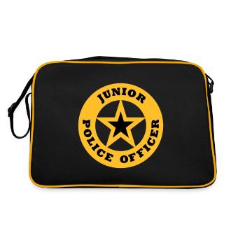 Officier de police junior (étoile du shérif) - Sac Retro - noir/or - Dos