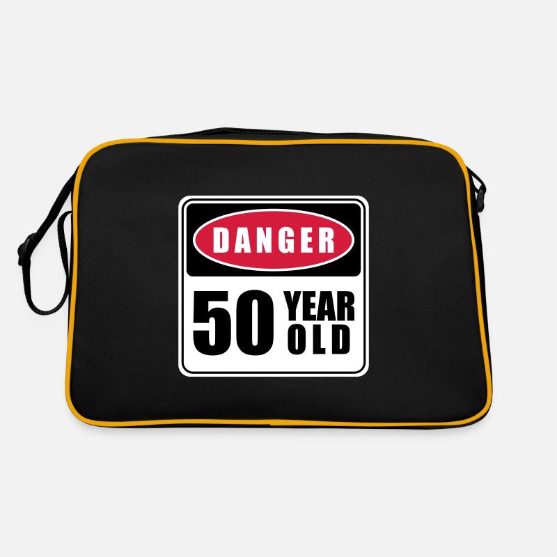 50 Jahre alt Danger Retro Tasche
