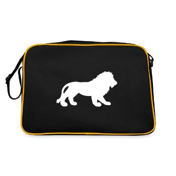 lion - Sac Retro - noir/or - Dos