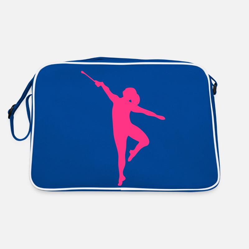 dancer twirling baton1 Retro Bag