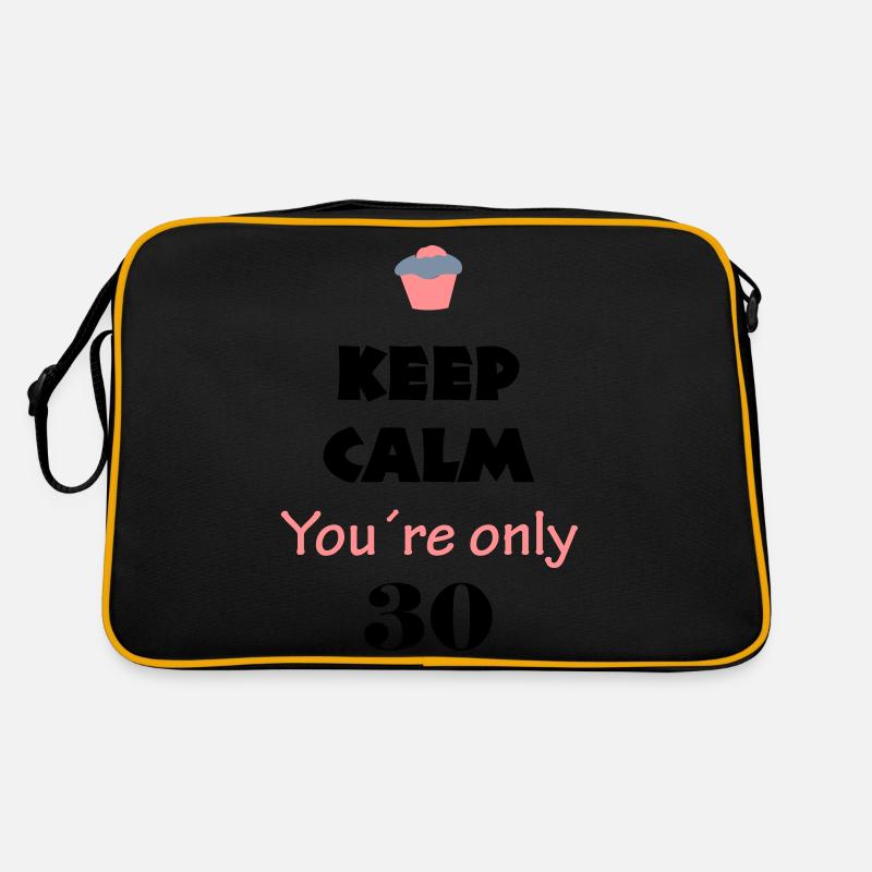 geburtstag 30 Retro Tasche