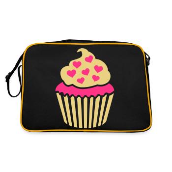 Cupcake - Sac Retro - noir/or - Dos